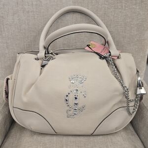 Juicy Couture Cream Shoulder Bag